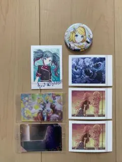 プロセカ バーチャルシンガー MEIKO KAITOなしリン缶バッジ ぱしゃこれ