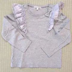 any FAM 長袖カットソー 130 グレー フリル