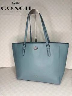 美品　COACH コーチ　トートバッグ　肩がけ可能　M02
