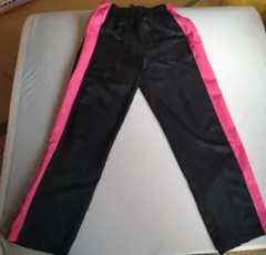 ブラック/ピンク ジャージパンツ Sサイズ
