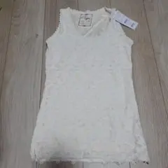 Ingni アイボリー レースタンクトップ トップ