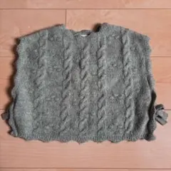 ZARA baby 98 2-3y カーキ　緑　トップス　ベスト