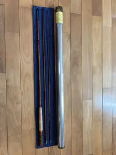 バンブーフライロッド・ハーディ・パラコナ7ft6inch＃3/4・革ケース