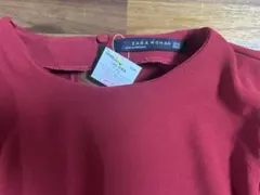 ZARA WOMAN 赤 長袖シャツ