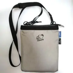 【未使用、美品】PEANUTS スヌーピー サコッシュ グレー