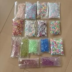 26. ハンドメイド　封入素材　シャカシャカ　フレーク　まとめ売り　お譲りパーツ