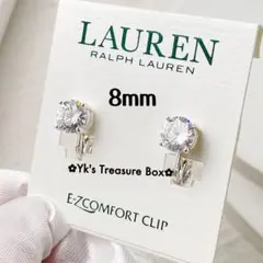 C253/RALPH LAUREN/8mmシルバージルコニア イヤリングのサムネイル