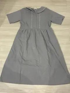 ehka sopo エヘカソポ セーラーカラー 半袖ワンピース フリーサイズ