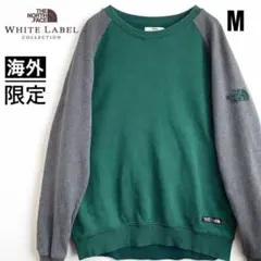 韓国限定　ノースフェイス　ホワイトレーベル　トレーナー　スウェット　刺繍ロゴのサムネイル
