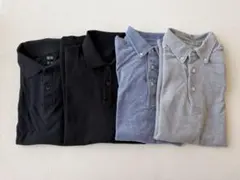 【美品】ユニクロ UNIQLO 無印良品 MUJI ポロシャツ 4枚セット