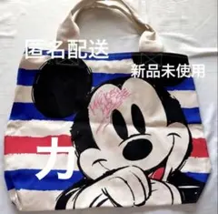 【新品未使用】ディズニーストア　ミッキー　トートバッグ　チャック　内ポケット