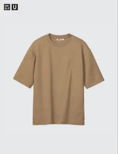 UNIQLO U エアリズムコットンオーバーサイズT カーキー　33