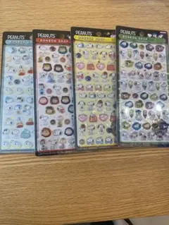 ボンボンドロップシール　ディズニー　スヌーピー　mini ミニ　4枚セット