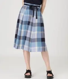 BLUE LABEL CRESTBRIDGE　チェック柄 フレアスカートのサムネイル