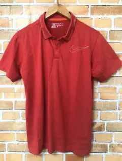 ナイキゴルフ メンズ ポロシャツ レッド Mサイズ【美品】