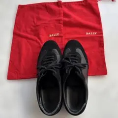 BALLY ブラック スニーカー 保存袋付き