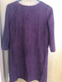 お値下げ！【美品】REDYAZEL ボルドー　スエードワンピース