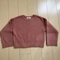 31 Sons de mode ピンク クロップドセーター