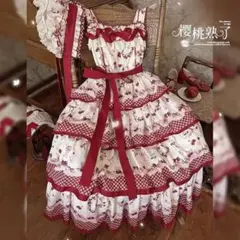 臨*時様 Chalmiere ベイクドベリー ジャンパースカート 茶色　新品未使 臨*時様 Chalmiere ベイクドベリー ジャンパースカート 茶色 新品未使