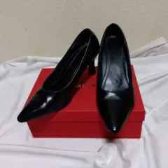 Romeo Valentino ブラック パンプス 23.5cm