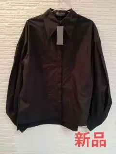 新品タグ付 uncrave 襟付き オーバーサイズシャツ ブラック
