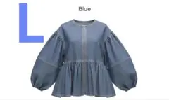 新品未使用　デニムギャザージャケット　coca Lサイズ