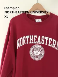 Champion チャンピオン カレッジロゴ スウェット 赤