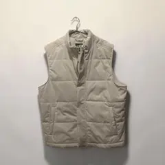 ZARA ホワイト ダウンベスト L