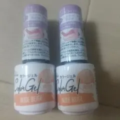 ジェルネイル ヌードベージュ２本