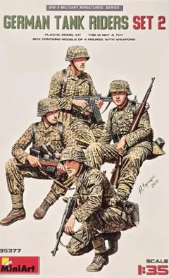 MiniArt 1/35 GERMAN TANK RIDERS SET 2のサムネイル