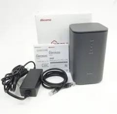 docomo home 5G HR02 ホームルーター ダークグレー 【美品】
