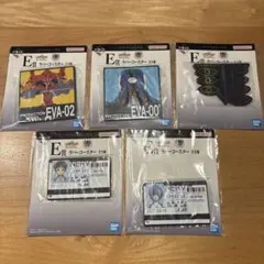 一番くじ　新世紀エヴァンゲリオン　E賞　ラバーコースター　5種
