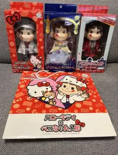 キティ✖️ペコちゃんコラボドール Amazon.co.jp: 限定 キティ ペコちゃん コラボ 40th