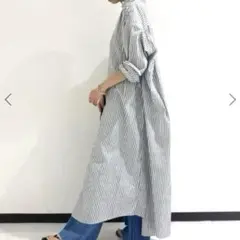 【美品】plage プラージュ　シャツワンピース