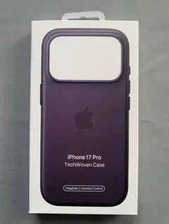 新品Apple純正iPhone 17Pro テックウーブンケース パープル