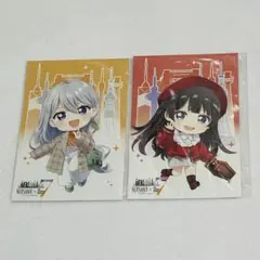 樋口楓 月ノ美兎 にじさんじ7大タワーコラボ 特典ポストカード 2枚セット