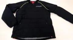 美品ニューバランスゴルフ2way中綿耐熱ハーフジップジャケット M黒 28日まで