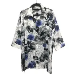 CIVARIZE シースルーシフォントッパー2WAYカーディガン 総柄 花柄 