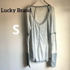 Lucky Brand ライトブルー Vネック Tシャツ 【S】