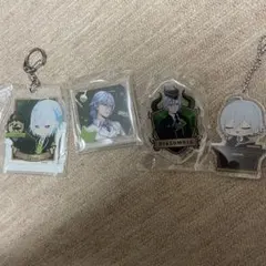 ディズニー ツイステッドワンダーランド シルバーアクリルキーホルダーセット