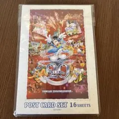 東京ディズニーランド 20周年 ポストカードセット 16枚入り