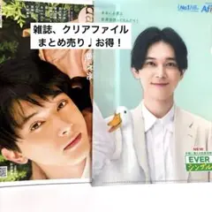 吉沢亮　クリアファイル　雑誌　まとめ売り　アフラック　表紙　dan