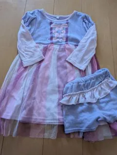 ラプンツェル　ディズニー　ハロウィン　ワンピース　ドレス　110