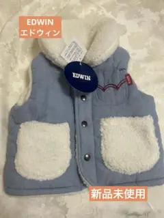 新品未使用　エドウィン　EDWINボアベスト　ファーベスト