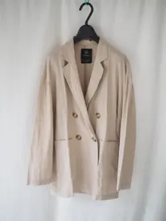 w closet（ダブルクローゼット）★麻レーヨンテーラードジャケット