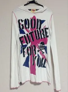 【希少品】SUPERLOVERS フード付き ロングカットソー