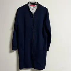 ロングジップブルゾン　グラニフ（graniph）　ノーカラーコートのサムネイル