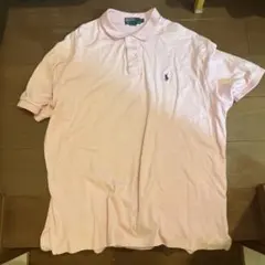Polo by Ralph Lauren ピンクポロシャツ XL