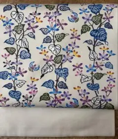 半額以下!!! 今日までの出品。上品な蕗柄。竺仙×知念貞男 紅型縮緬染め帯六通 2025年最新】知念貞男の人気アイテム - メルカリ
