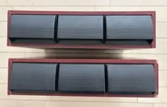 カセットテープ45本収納ボックス 2個